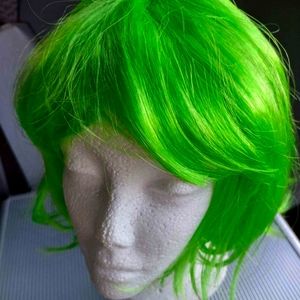 Green Wig & Sunglasses